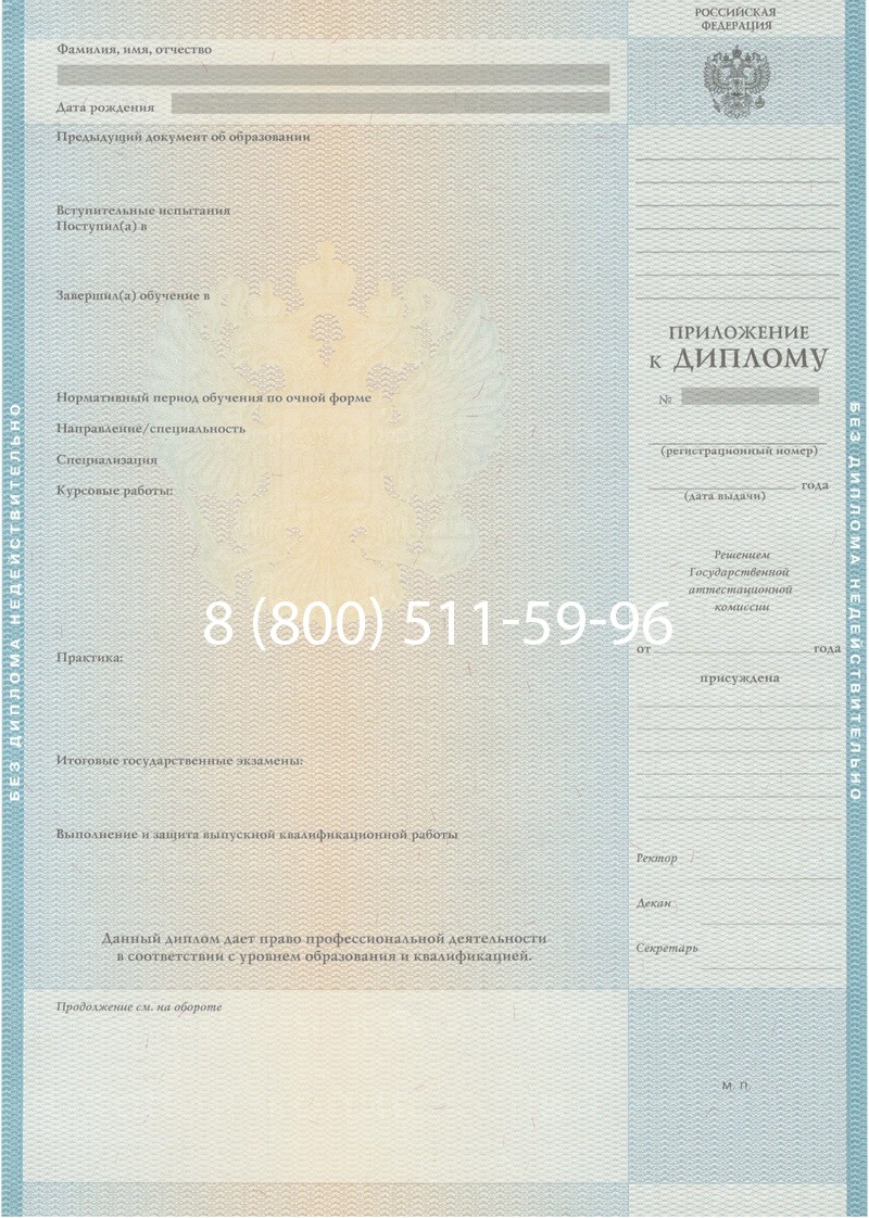 Заказать Диплом специалиста 2010-2011 годов в Махачкале